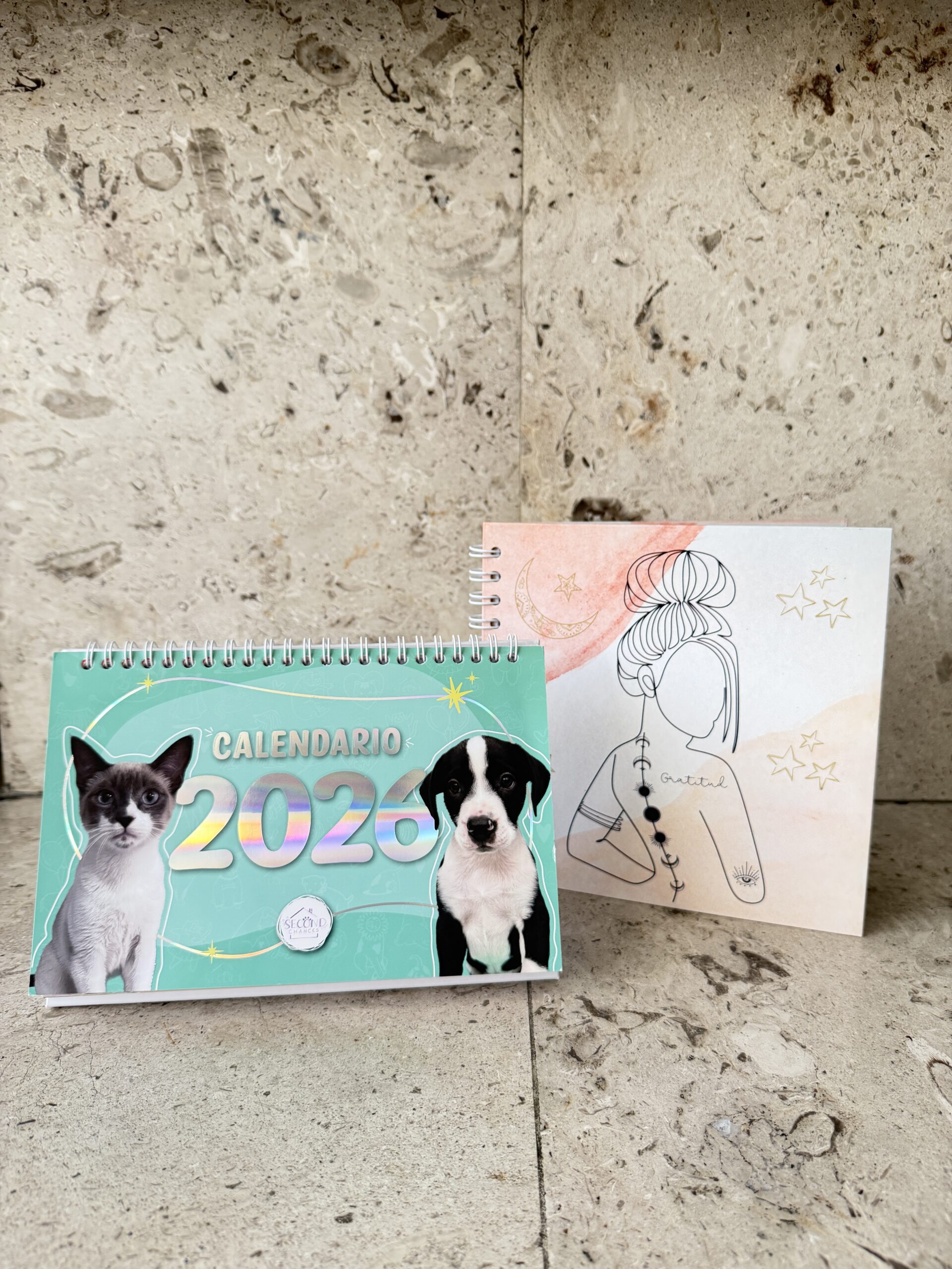 Calendario y cuaderno Gratitud